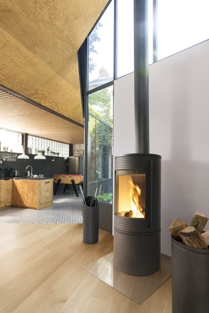 Poêle Fonte Altara 7 kW raccordable – vue 2